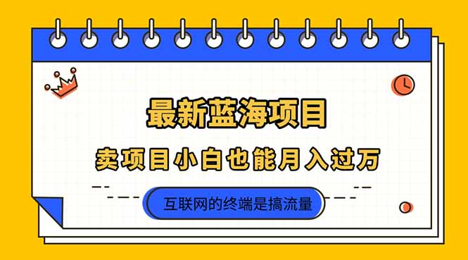 （14289期）2025年最新蓝海项目，卖项目小白也能月入过万-掘金阁